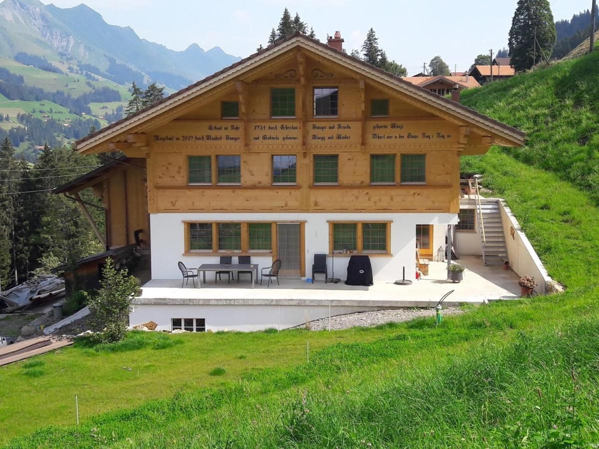 Bed and Breakfast Ferien In Der Bergwelt Von Adelboden Esterno foto